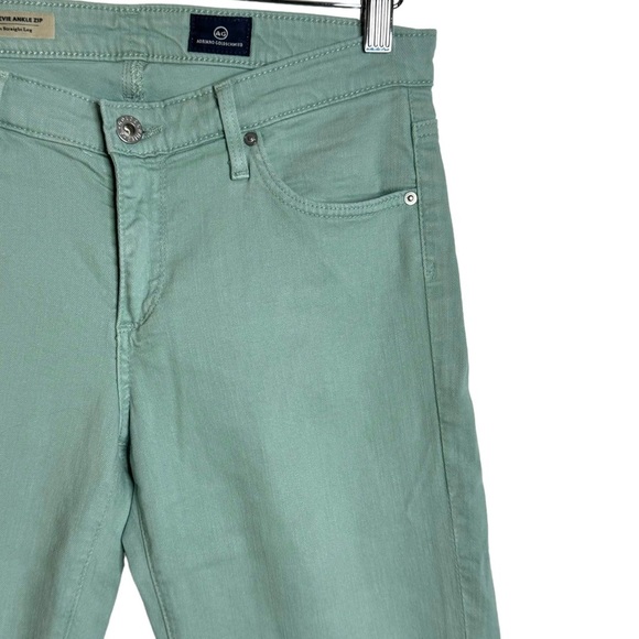 AG Adriano Goldschmied The Stevie Ankle Zip Slim Straight Leg High Rise Jeans 28 - Picture 7 of 15